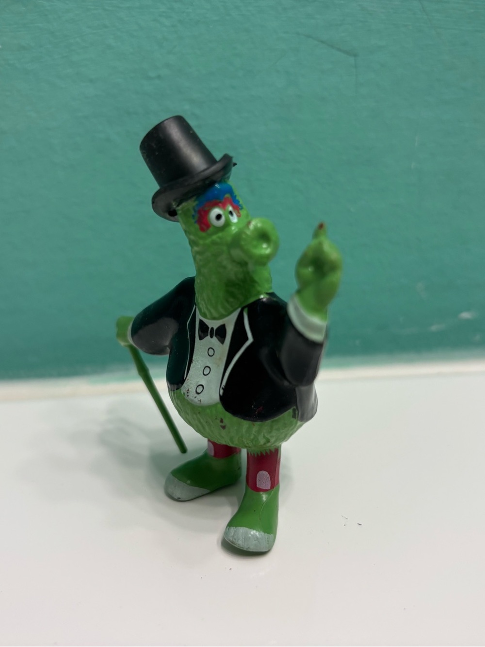 Vintage 1987 Philadelphia Phillies Phillie Phanatic Mascot MLB PVC Mr. Formal